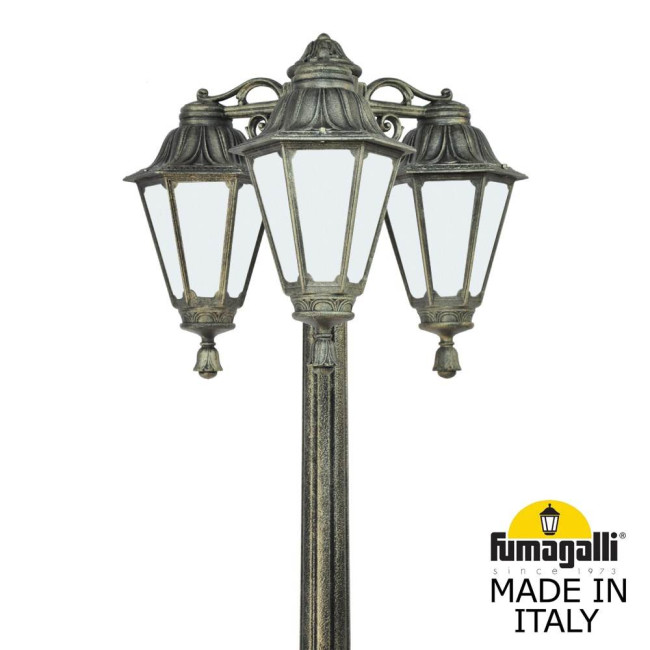 Садово-парковый светильник Fumagalli RICU BISSO/RUT 3L DN E26.157.S30.BYE27DN Садово-парковый светильник Fumagalli RICU BISSO/RUT 3L DN E26.157.S30.BYE27DN