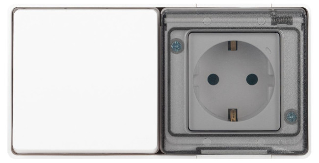 Блок розетка с выключателем Эра 11-7501-01 Б0063288 Блок розетка с выключателем Эра 11-7501-01 Б0063288