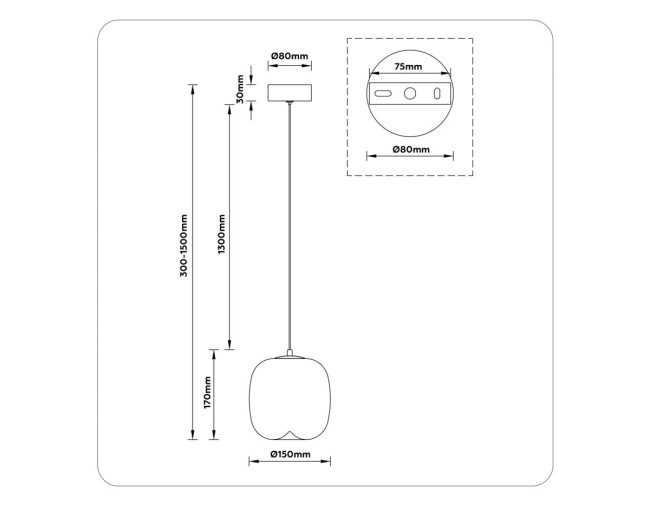 Подвесной светильник Ambrella Light High Light Modern LH11091