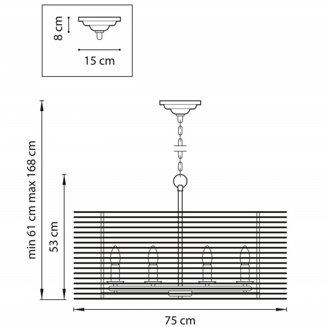 Подвесная люстра Lightstar Zeta 728083 Подвесная люстра Lightstar Zeta 728083