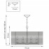 Подвесная люстра Lightstar Zeta 728083 Подвесная люстра Lightstar Zeta 728083