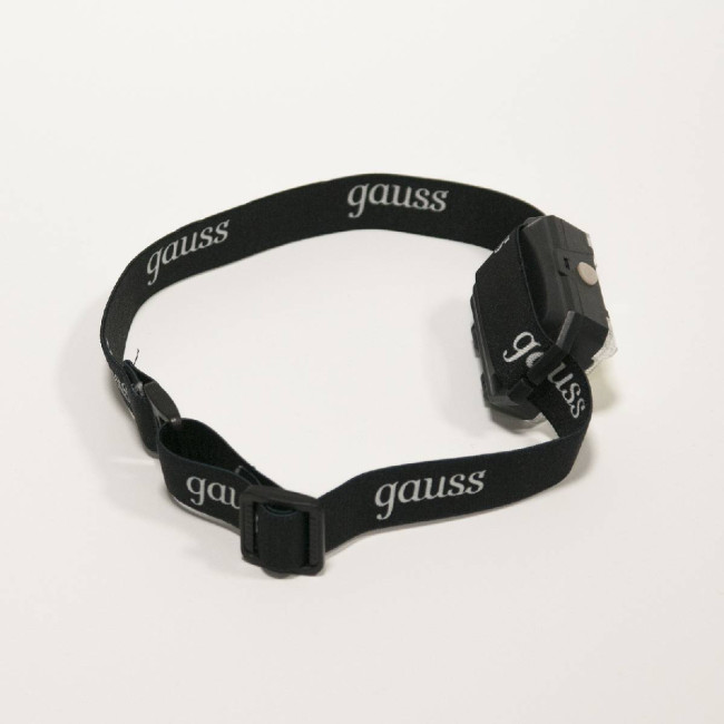 Налобный светодиодный фонарь Gauss от батареек 65х45 180 лм GF304 Налобный светодиодный фонарь Gauss от батареек 65х45 180 лм GF304