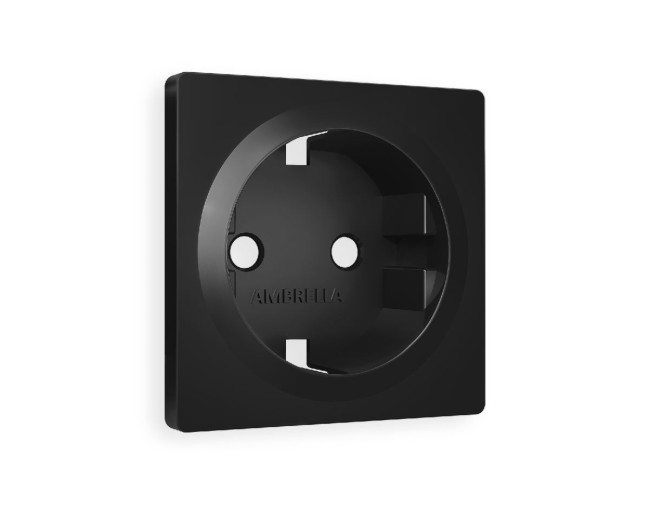 Лицевая панель для розетки с/з Ambrella Volt Alfa AP8060 Лицевая панель для розетки с/з Ambrella Volt Alfa AP8060