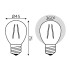 Лампа светодиодная Gauss Basic Filament E27 5,5W 2700K 1051216T Лампа светодиодная Gauss Basic Filament E27 5,5W 2700K 1051216T