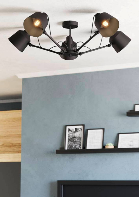 Потолочная люстра Eglo Basurtu 99667