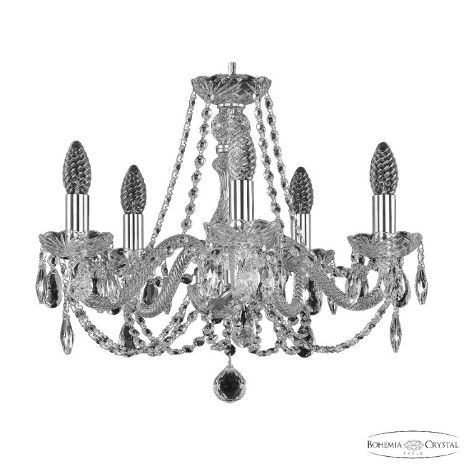 Подвесная люстра Bohemia Ivele Crystal 101/5/165 Ni Подвесная люстра Bohemia Ivele Crystal 101/5/165 Ni