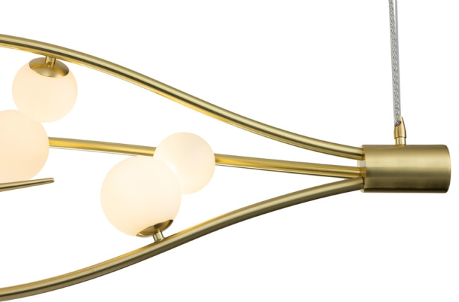 Подвесная люстра Indigo Flusso 11025/7P Gold V000231 Подвесная люстра Indigo Flusso 11025/7P Gold V000231