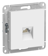 Розетка компьютерная RJ45, кат. 6A, Systeme Electric AtlasDesign Лотос ATN001386