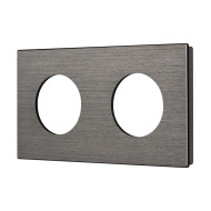 Рамка 2-местная алюминиевая Arlight FRM-PRESTO-ALR-2-GR 043874