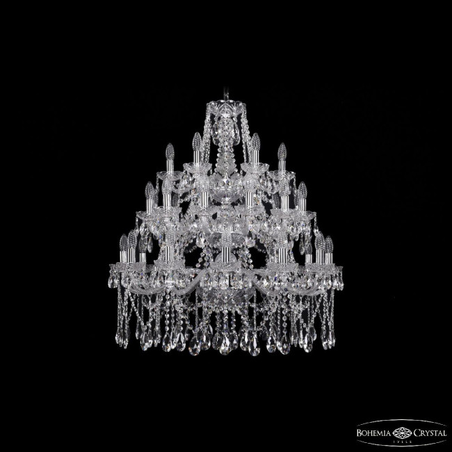 Подвесная люстра Bohemia Ivele Crystal 1413/12+12+6/300/3d Ni Подвесная люстра Bohemia Ivele Crystal 1413/12+12+6/300/3d Ni