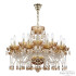 Подвесная люстра Bohemia Ivele Crystal 5413/10+5/240 G Amber/M-1G K721 Подвесная люстра Bohemia Ivele Crystal 5413/10+5/240 G Amber/M-1G K721