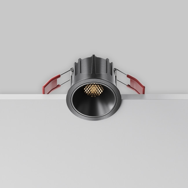 Встраиваемый светильник Maytoni Alfa LED DL043-01-10W3K-RD-B-1 Встраиваемый светильник Maytoni Alfa LED DL043-01-10W3K-RD-B-1