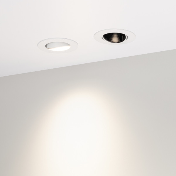 Встраиваемый светильник Arlight MS-Forecast-Built-Turn-R102-12W Warm3000 035449 Встраиваемый светильник Arlight MS-Forecast-Built-Turn-R102-12W Warm3000 035449