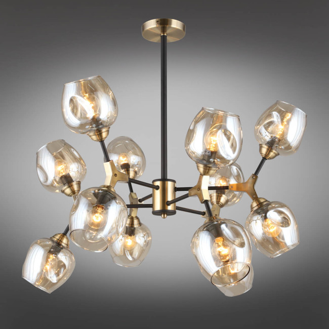 Потолочная люстра Omnilux Pozzallo OML-93407-12 Потолочная люстра Omnilux Pozzallo OML-93407-12