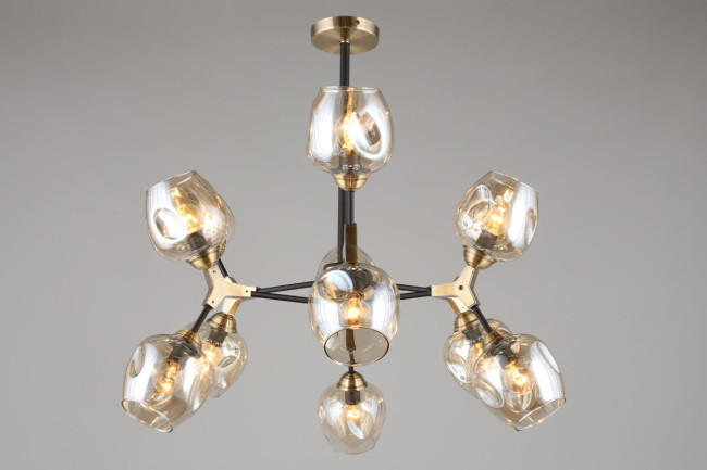 Потолочная люстра Omnilux Pozzallo OML-93407-12 Потолочная люстра Omnilux Pozzallo OML-93407-12