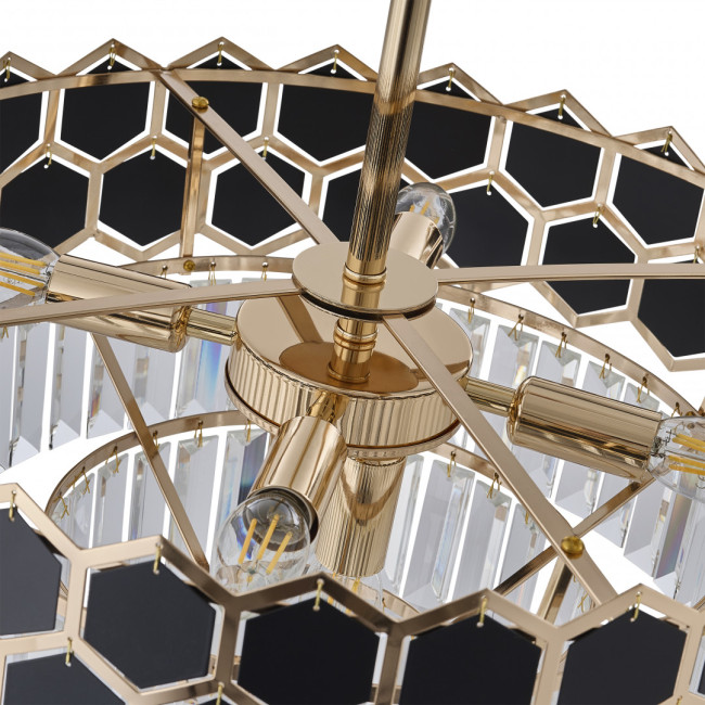 Люстра на штанге Arte Milano Sorrento 375009/4+2/300/480 GD