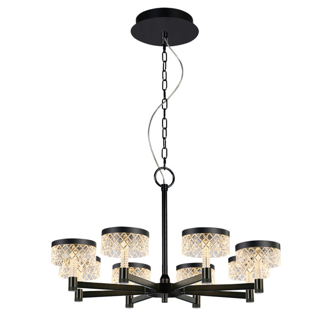 Подвесная люстра Delight Collection MD21020075 MD21020075-8A matt black Подвесная люстра Delight Collection MD21020075 MD21020075-8A matt black