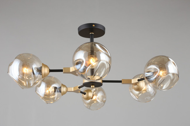 Потолочная люстра Omnilux Sandrigo OML-93607-06 Потолочная люстра Omnilux Sandrigo OML-93607-06