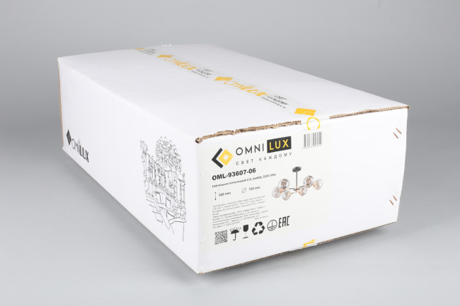 Потолочная люстра Omnilux Sandrigo OML-93607-06 Потолочная люстра Omnilux Sandrigo OML-93607-06