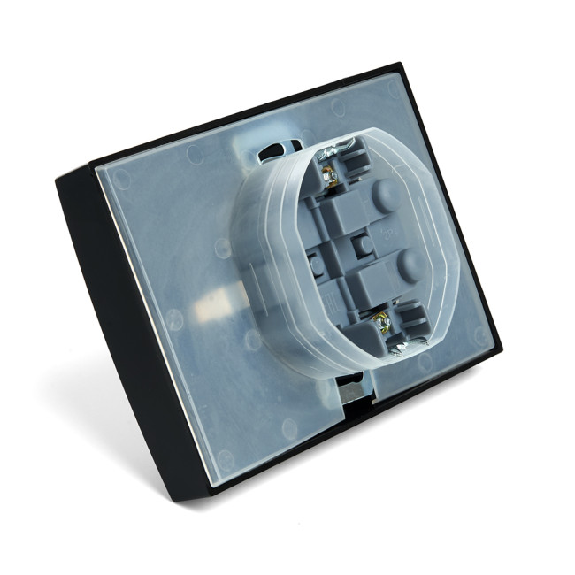 Розетка 2-местная с/з с крышкой Stekker Эрна PST16-9015-03 49138 Розетка 2-местная с/з с крышкой Stekker Эрна PST16-9015-03 49138