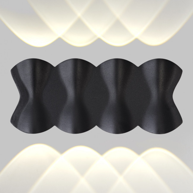 Уличный настенный светильник IMEX Cross IL.0014.0019-8-BK Уличный настенный светильник IMEX Cross IL.0014.0019-8-BK