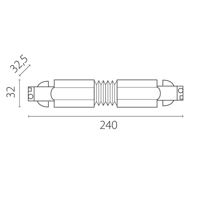 Соединение гибкое к треку 5040xx-(F)/(R) Lightstar Quattro 504157-FR Соединение гибкое к треку 5040xx-(F)/(R) Lightstar Quattro 504157-FR