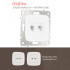 Розетка телефонная RJ11 + компьютерная RJ45 Arte Milano 205.44-1.white Розетка телефонная RJ11 + компьютерная RJ45 Arte Milano 205.44-1.white