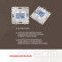 Розетка телефонная RJ11 + компьютерная RJ45 Arte Milano 205.44-1.white Розетка телефонная RJ11 + компьютерная RJ45 Arte Milano 205.44-1.white