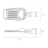 Уличный консольный светильник Wolta STL-70W/05