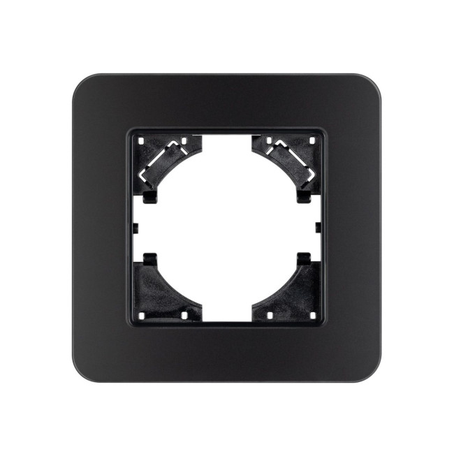 Рамка стеклянная на 1 пост Arlight FRM-OMALI-SFGS-1-BK 049676