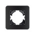 Рамка стеклянная на 1 пост Arlight FRM-OMALI-SFGS-1-BK 049676