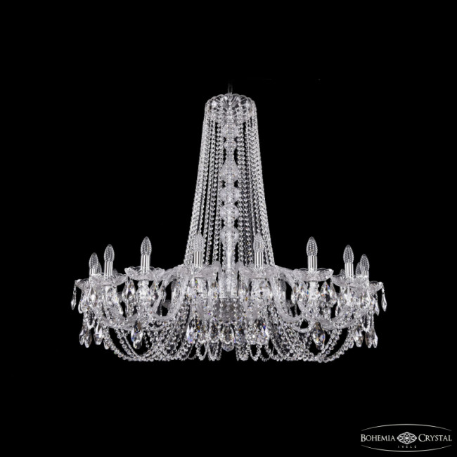 Подвесная люстра Bohemia Ivele Crystal 1402/18/400/h-105 Ni