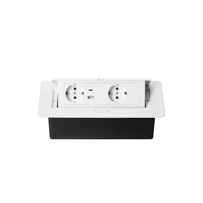 Блок розеток MX-226 (O) (2 секции, 1 USB и 1 type C) Mebax 00-00002604 Блок розеток MX-226 (O) (2 секции, 1 USB и 1 type C) Mebax 00-00002604