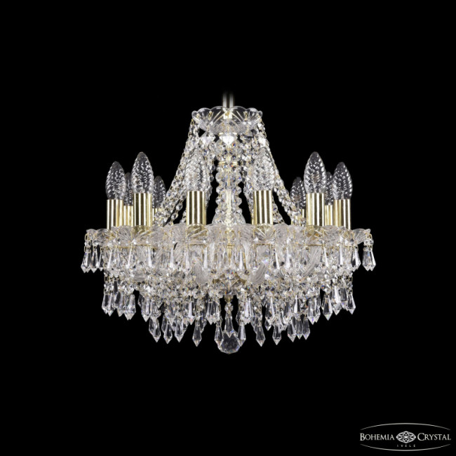 Подвесная люстра Bohemia Ivele Crystal 1403/12/141 G Подвесная люстра Bohemia Ivele Crystal 1403/12/141 G