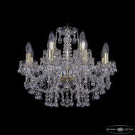 Подвесная люстра Bohemia Ivele Crystal 1409/8+4/195 G Подвесная люстра Bohemia Ivele Crystal 1409/8+4/195 G