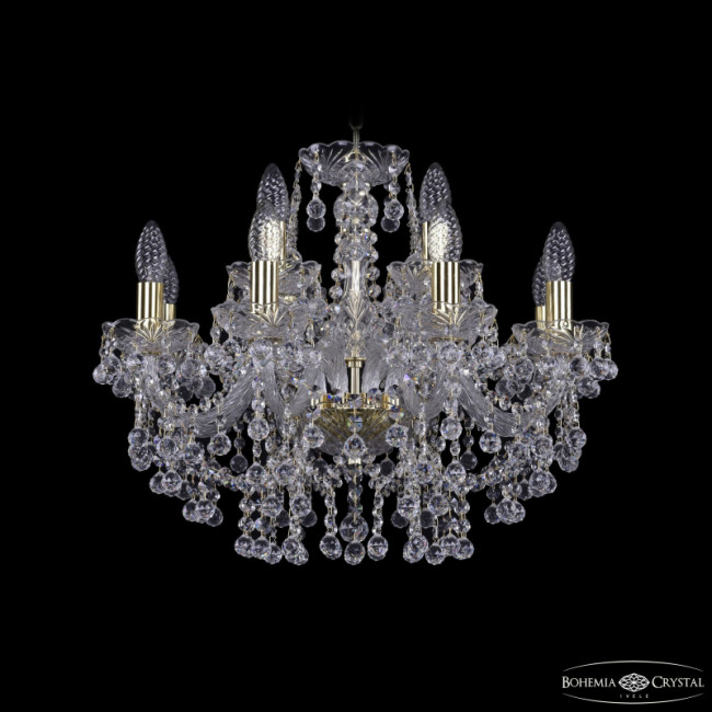 Подвесная люстра Bohemia Ivele Crystal 1409/8+4/195 G
