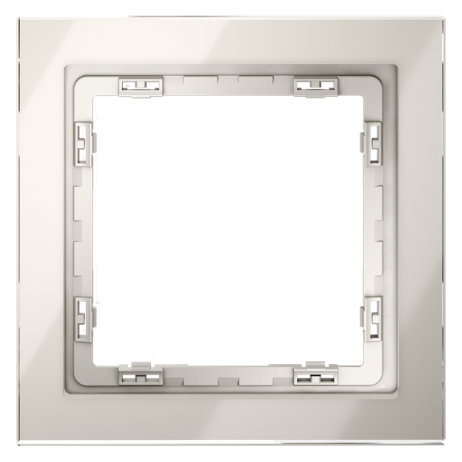 Рамка на 1 пост Voltum S70 VLS110103 (кашемир, стекло)