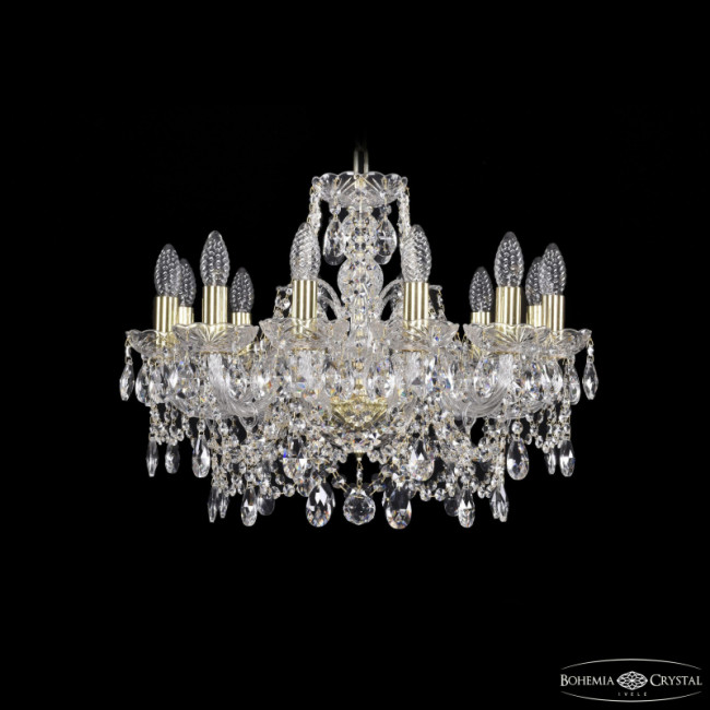 Подвесная люстра Bohemia Ivele Crystal 1411/12/195 G
