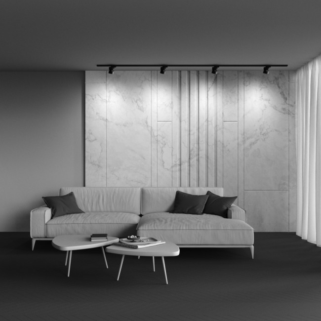 Трековый однофазный светильник Maytoni Onda TR007-1-12W4K-B-1 Трековый однофазный светильник Maytoni Onda TR007-1-12W4K-B-1