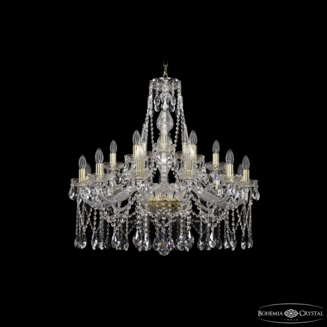 Подвесная люстра Bohemia Ivele Crystal 1413/12+6+3/300 G