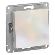Переключатель 1-клавишный, сх.6, 10АХ Systeme Electric AtlasDesign Жемчуг ATN000461