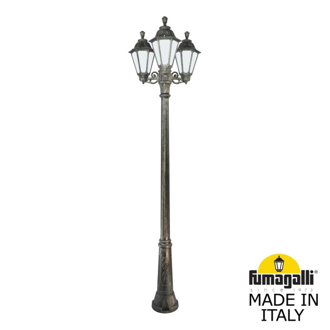 Садово-парковый светильник Fumagalli RICU BISSO/RUT 3L E26.157.S30.BYE27 Садово-парковый светильник Fumagalli RICU BISSO/RUT 3L E26.157.S30.BYE27