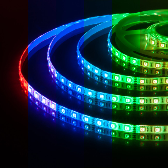 Светодиодная лента Elektrostandard 12V 14,4W 60Led 5050 IP65 RGB, 5м 4690389082139 Светодиодная лента Elektrostandard 12V 14,4W 60Led 5050 IP65 RGB, 5м 4690389082139