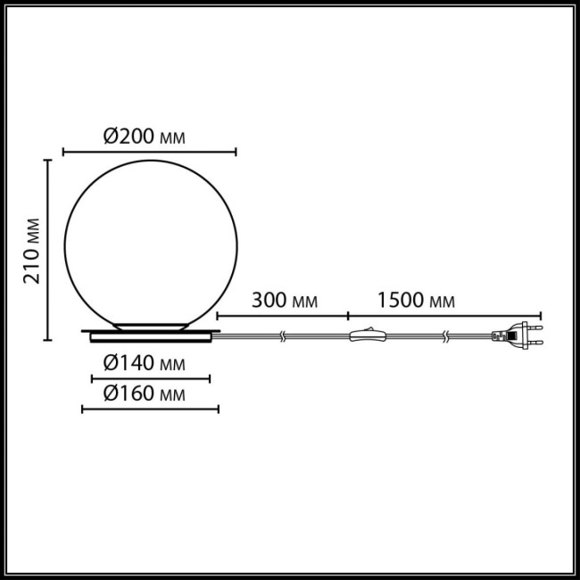 Настольная лампа Odeon Light Midcent Magia 7109/1TL Настольная лампа Odeon Light Midcent Magia 7109/1TL