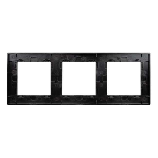Рамка трехместная Arlight FRM-PRESTO-ALS-3-BK 043857 Рамка трехместная Arlight FRM-PRESTO-ALS-3-BK 043857