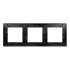 Рамка трехместная Arlight FRM-PRESTO-ALS-3-BK 043857 Рамка трехместная Arlight FRM-PRESTO-ALS-3-BK 043857