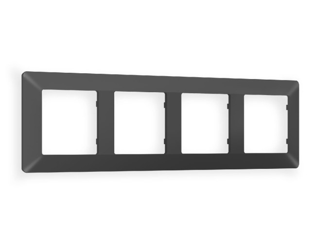 Рамка четырехместная Ambrella Volt Line AF110804 Рамка четырехместная Ambrella Volt Line AF110804