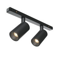 Трековый магнитный светильник Maytoni Focus Duo TR176-1-2X5WTW-M-B Трековый магнитный светильник Maytoni Focus Duo TR176-1-2X5WTW-M-B