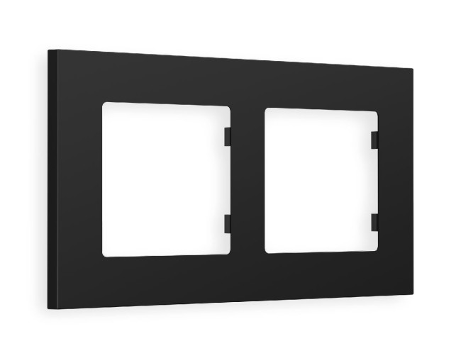 Рамка двухместная Ambrella Volt Qubi AF250702 Рамка двухместная Ambrella Volt Qubi AF250702