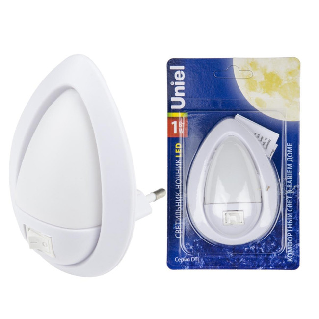 Светильник-ночник Uniel DTL-314 Огонек/White UL-00007047 Светильник-ночник Uniel DTL-314 Огонек/White UL-00007047